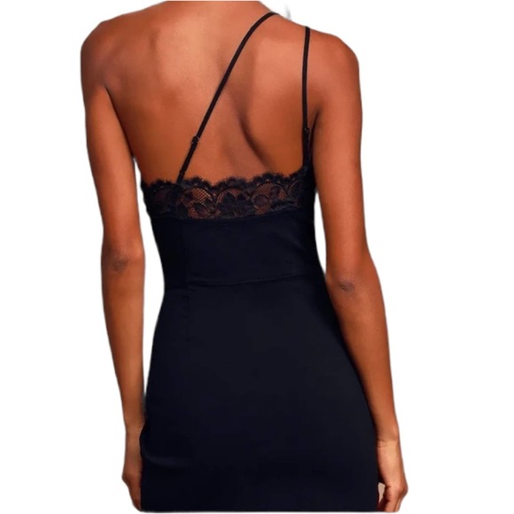 Free People Premonitions Bodycon Dress Black Small - Picture 2 of 3
